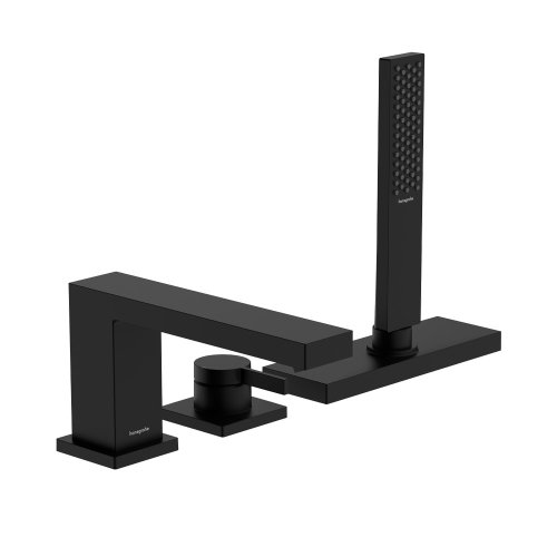 Смеситель на край ванны Hansgrohe Tecturis E врезной на 3 отверстия с sBox, Matt Black (73443670) Купить Смеситель на край ванны Hansgrohe Tecturis E врезной на 3 отверстия с sBox, Matt Black (73443670) в Киеве vannaja.kiev.ua