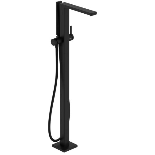 Купити Змішувач для ванни Hansgrohe Tecturis E, на підлогу, Matt Black (73445670) в Києві vannaja.kiev.ua