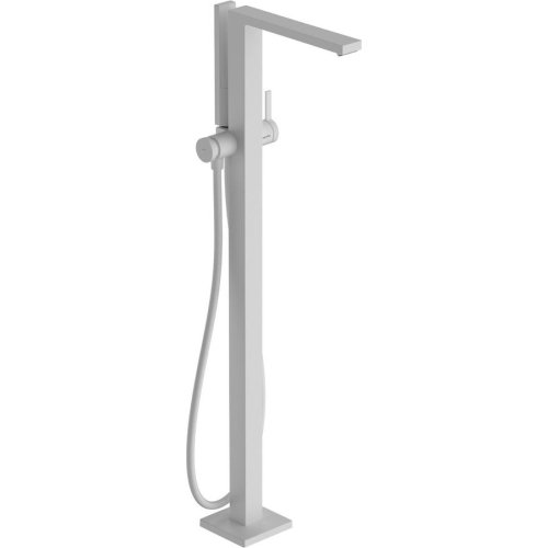 Купить Смеситель для ванны напольный Hansgrohe Tecturis E, Matt White (73445700) в Киеве vannaja.kiev.ua