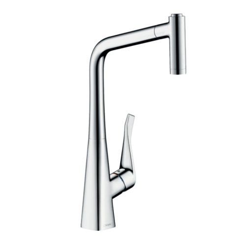 Смеситель для кухни Hansgrohe Metris M71 320 2jet sBox с вытяжным душем, хром (73801000) Купить Смеситель для кухни Hansgrohe Metris M71 320 2jet sBox с вытяжным душем, хром (73801000) в Киеве vannaja.kiev.ua