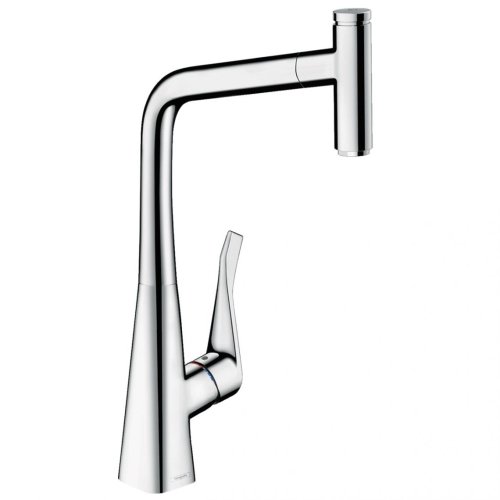 Змішувач для кухні Hansgrohe Metris M 71 Select 320 1jet з витяжним виливом Sbox, хром (73803000) Купити Змішувач для кухні Hansgrohe Metris M 71 Select 320 1jet з витяжним виливом Sbox, хром (73803000) в Києві vannaja.kiev.ua