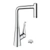 Змішувач для кухні Hansgrohe Metris Select 320 2jet Sbox, з витяжним виливом, хром (73806000) Купити Змішувач для кухні Hansgrohe Metris Select 320 2jet Sbox, з витяжним виливом, хром (73806000) в Києві vannaja.kiev.ua