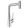 Смеситель для кухни Hansgrohe Metris Select 320 2jet с вытяжным изливом, хром (73820000) Купить Смеситель для кухни Hansgrohe Metris Select 320 2jet с вытяжным изливом, хром (73820000) в Киеве vannaja.kiev.ua
