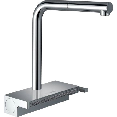 Смеситель кухонный Hansgrohe Aquno Select M81 250 2jet с вытяжным изливом, Chrome (73836000) Купить Смеситель кухонный Hansgrohe Aquno Select M81 250 2jet с вытяжным изливом, Chrome (73836000) в Киеве vannaja.kiev.ua