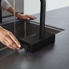 Купить Смеситель для кухни Hansgrohe Aquno Select 250 2jet с вытяжным изливом, Black Matt (73836670) в Киеве vannaja.kiev.ua
