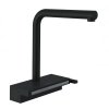Купить Смеситель для кухни Hansgrohe Aquno Select 250 2jet с вытяжным изливом, Black Matt (73836670) в Киеве vannaja.kiev.ua