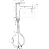 Купить Hansgrohe Zesis 74801670 Кухонный смеситель с ручным розпылителем, черный матовый в Киеве vannaja.kiev.ua