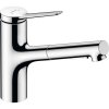Купити Hansgrohe Zesis M33 Кухонний змішувач 74803000 з висувним шлангом, хром в Києві vannaja.kiev.ua