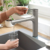 Купить Смеситель для кухни Hansgrohe Zesis M33 160 2jet с вытяжным изливом sBox Lite, Stainless Steel Finish (74804800) в Киеве vannaja.kiev.ua