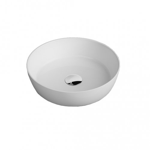Купить Стильный умывальник на столешницу Quarter Bath Round Line 45 Белый 70RO23045.00.2.3.01 круглый в Киеве vannaja.kiev.ua