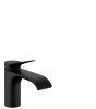 Купить черные краны умывальник Hansgrohe Vivenis 75012670 Смеситель для раковины однорычажный 80 в Киеве vannaja.kiev.ua