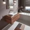 Купити Змішувач для умивальника Hansgrohe Vivenis 195 зі стіни, Brushed Bronze (75050140) в Києві vannaja.kiev.ua