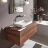 Купити Змішувач для умивальника Hansgrohe Vivenis настінний, з виливом 195 мм, Brushed Black Chrom (75050340) в Києві vannaja.kiev.ua