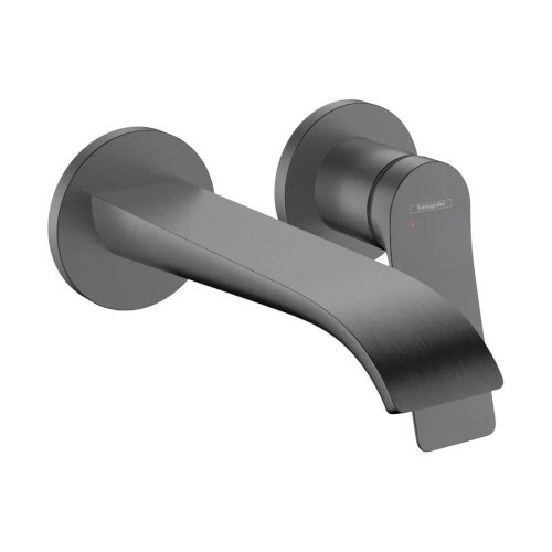 Купити Змішувач для умивальника Hansgrohe Vivenis настінний, з виливом 195 мм, Brushed Black Chrom (75050340) в Києві vannaja.kiev.ua