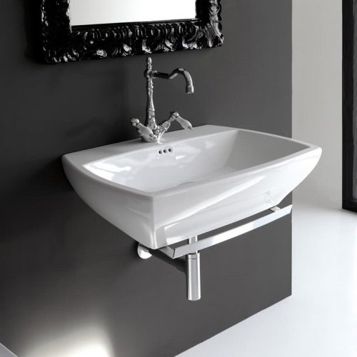 Керамическая раковина 70 см Artceram Jazz, white glossy (JZL005 01; 00) Купить Керамическая раковина 70 см Artceram Jazz, white glossy (JZL005 01; 00) в Киеве vannaja.kiev.ua