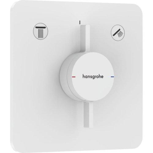 Купить Смеситель скрытого монтажа Hansgrohe DuoTurn Q на 2 функції, Matt White (75414700) в Киеве vannaja.kiev.ua