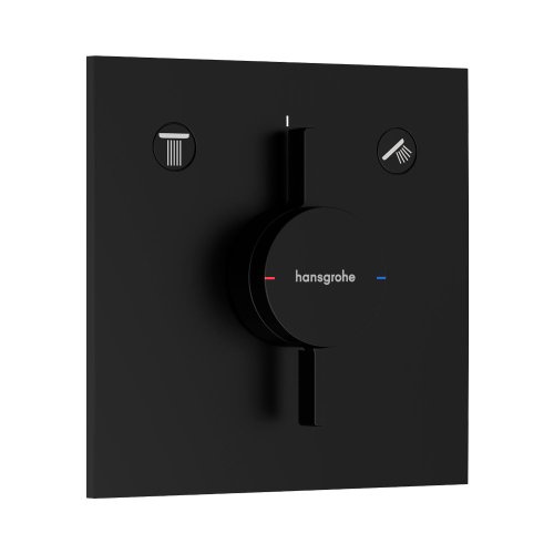 Смеситель скрытого монтажа Hansgrohe DuoTurn E на 2 функции, Matt Black (75417670) Купить Смеситель скрытого монтажа Hansgrohe DuoTurn E на 2 функции, Matt Black (75417670) в Киеве vannaja.kiev.ua