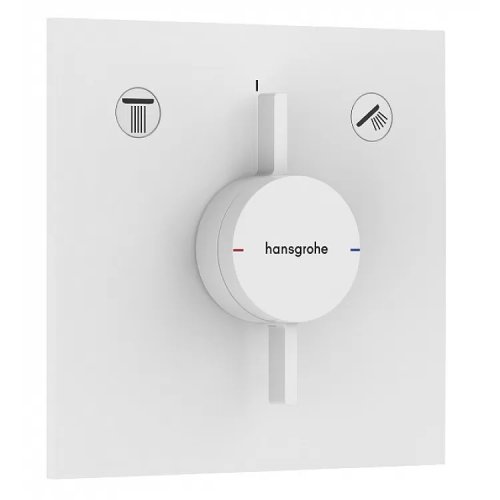 Смеситель скрытого монтажа Hansgrohe DuoTurn E на 2 функції, Matt White (75417700) Купить Смеситель скрытого монтажа Hansgrohe DuoTurn E на 2 функції, Matt White (75417700) в Киеве vannaja.kiev.ua