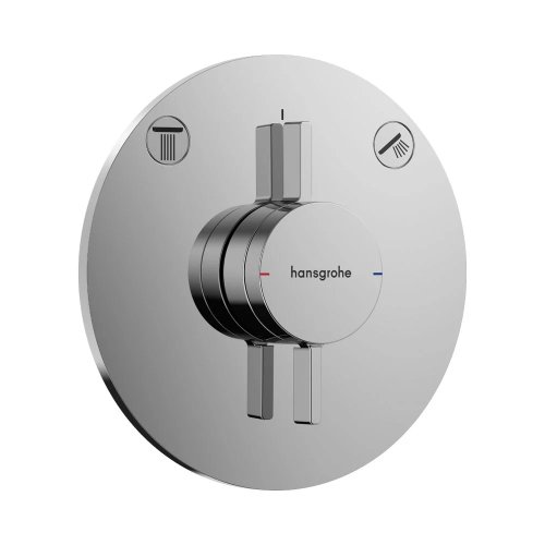 Купить Смеситель Hansgrohe скрытого монтажа DuoTurn S на 2 функции, Chrome (75418000) в Киеве vannaja.kiev.ua