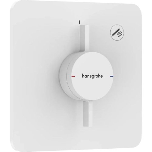 Купить Смеситель для душа Hansgrohe скрытого монтажа DuoTurn Q на 1 функцию, Matt White (75614700) в Киеве vannaja.kiev.ua