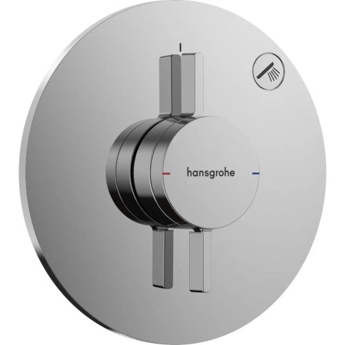 Смеситель для душа Hansgrohe скрытого монтажа DuoTurn S на 1 функцию, Chrome (75618000) Купить Смеситель для душа Hansgrohe скрытого монтажа DuoTurn S на 1 функцию, Chrome (75618000) в Киеве vannaja.kiev.ua