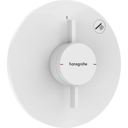 Купить Смеситель для душа Hansgrohe скрытого монтажа DuoTurn S на 1 функцию, Matt White (75618700) в Киеве vannaja.kiev.ua