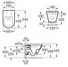 Купить Комплект 38772001 + 34H0N8 Инсталляция Grohe Rapid SL 38772001 с кнопкой смыва хром + унитаз Roca Gap Raund A34H0N8000 подвесной безободковый сидение с доводчиком Slim в Киеве vannaja.kiev.ua
