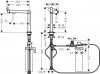 Купить Смеситель с подключением до фильтра Hansgrohe Aqittura M91 76804670 черный матовый  в Киеве vannaja.kiev.ua