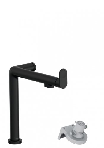 Купить Смеситель с подключением до фильтра Hansgrohe Aqittura M91 76804670 черный матовый  в Киеве vannaja.kiev.ua