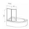 RAVAK Шторки Для Ванны Роза 160 см VSK2 Rosa L 160 Transparent 76L90100Z1 Купить RAVAK Шторки Для Ванны Роза 160 см VSK2 Rosa L 160 Transparent 76L90100Z1 в Киеве vannaja.kiev.ua