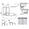 RAVAK Шторки Для Ванны Роза 160 см VSK2 Rosa L 160 Transparent 76L90100Z1 Купить RAVAK Шторки Для Ванны Роза 160 см VSK2 Rosa L 160 Transparent 76L90100Z1 в Киеве vannaja.kiev.ua