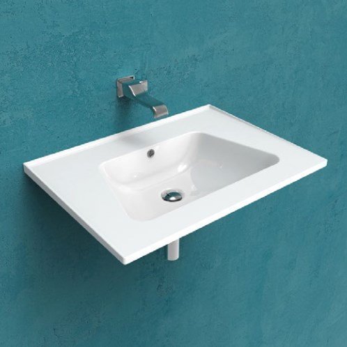Купити Керамічна раковина 72 см Flaminia Bloom, white (BM70L) в Києві vannaja.kiev.ua