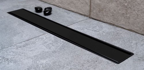 Купить 13701321 Душевой трап Pestan Confluo Frameless Line 750 мм черный матовый реверсивна вставка в Киеве vannaja.kiev.ua