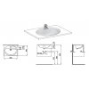 Laufen Pro B 1395.1 Умывальник 56 * 44 см Врезной 13951 000 104 8.1395.1.000.104.1 H8139510001041 Купить Laufen Pro B 1395.1 Умывальник 56 * 44 см Врезной 13951 000 104 8.1395.1.000.104.1 H8139510001041 в Киеве vannaja.kiev.ua