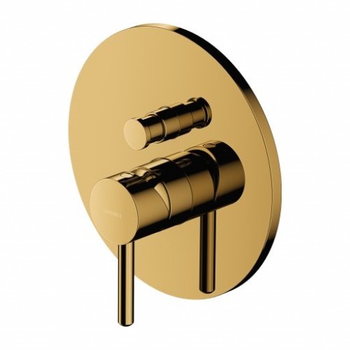 Купить смеситель для ванны и душа скрытого монтажа Omnires Y gold (Y1235GL) в Киеве vannaja.kiev.ua