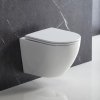 Купить унитаз Omnires Ottawa 49x37 rimless подвесной, сиденье дюропласт, white gloss (OTTAWAMWBP) в Киеве vannaja.kiev.ua