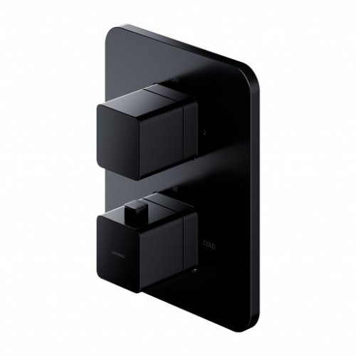 Купить смеситель для ванны и душа скрытого монтажа Omnires Parma black mat (PM7436BL) в Киеве vannaja.kiev.ua
