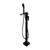 Купить смеситель для ванны отдельностоящий Omnires Parma black mat (PM7433BL) в Киеве vannaja.kiev.ua