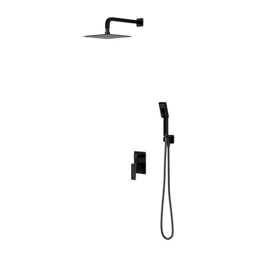 Купить душевая система скрытого монтажа Omnires Parma black mat (SYSPM10BL) в Киеве vannaja.kiev.ua