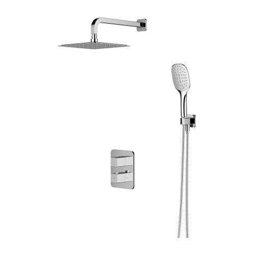 Купить душевая система скрытого монтажа с термостатом Omnires Parma chrome (SYSPM11CR) в Киеве vannaja.kiev.ua