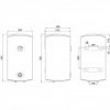 Купить D50V15Q1 водонагреватель электрический накопительный Thermo Alliance Slim 50 л мокрый ТЭН 1,5 кВт в Киеве vannaja.kiev.ua