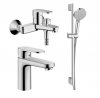 Купить Hansgrohe 71550112 Vernis Blend набор смесителей для ванны раковина 70 душевая лейка 2 режима 100 мм хром однорычажный купить по низкой цене в Киеве vannaja.kiev.ua