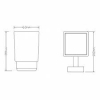 стакан с держателем Omnires Lift chrome (8158CR) Купить стакан с держателем Omnires Lift chrome (8158CR) в Киеве vannaja.kiev.ua