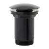 Купить донный клапан Omnires click-clack black matt (A706BL) в Киеве vannaja.kiev.ua