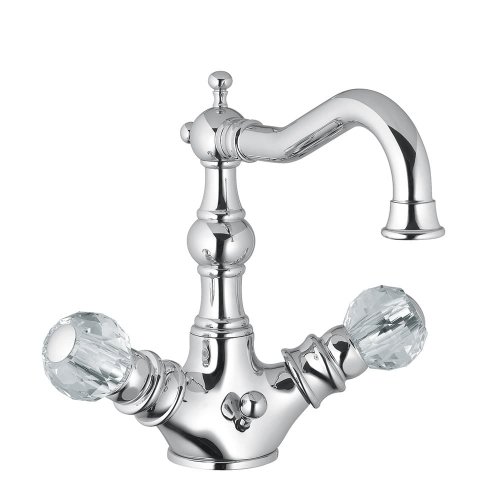 Смеситель для раковины Bugnatese Arcadia Kristal (8304K-CR) Купить Смеситель для раковины Bugnatese Arcadia Kristal (8304K-CR) в Киеве vannaja.kiev.ua