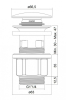 Купить донный клапан Omnires click-clack inox (A64IN) в Киеве vannaja.kiev.ua
