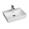 Купить Накладний 70CL23060.00.1.3.01 Умивальник Quarter Bath Cross Line 60x45 білий з отвором під змішувач недорого 70CL23060001301 в Киеве vannaja.kiev.ua