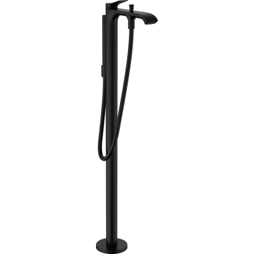 Купити Чорний матовий підлоговий 75445670 Змішувач для ванни Hansgrohe Vivenis одноважільний купити в Києві з доставкою в Києві vannaja.kiev.ua