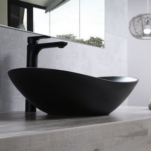 Умивальник (раковина) REA ROYAL 60 BLACK MAT REA-U0442 накладний чорний REAU0442 Купити Умивальник (раковина) REA ROYAL 60 BLACK MAT REA-U0442 накладний чорний REAU0442 в Києві vannaja.kiev.ua