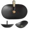 Умивальник (раковина) REA ROYAL 60 BLACK MAT REA-U0442 накладний чорний REAU0442 Купити Умивальник (раковина) REA ROYAL 60 BLACK MAT REA-U0442 накладний чорний REAU0442 в Києві vannaja.kiev.ua